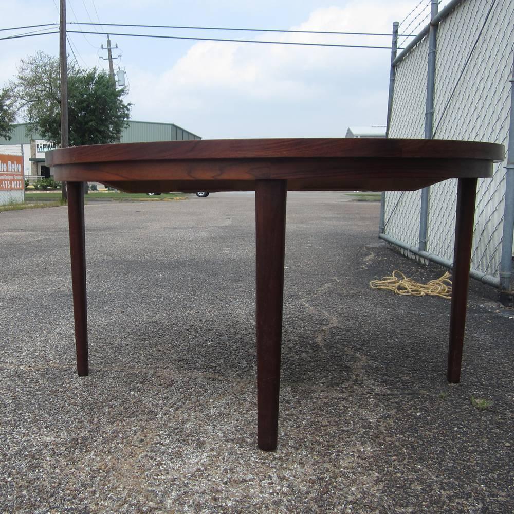 mid century modern rosewood dining table