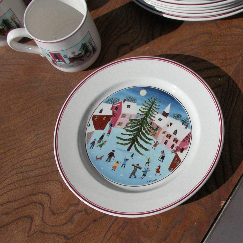 villeroy & boch naif christmas plate