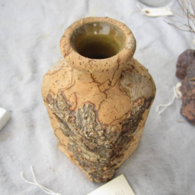 Vintage Italian Cork Decanter at 1stDibs