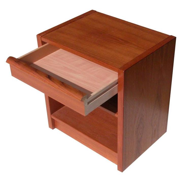 Vintage MidCentury Teak Nightstand by Paul Hundavad at 1stDibs