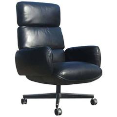 Knoll Otto Zapf Executive Conference Leather Chair
