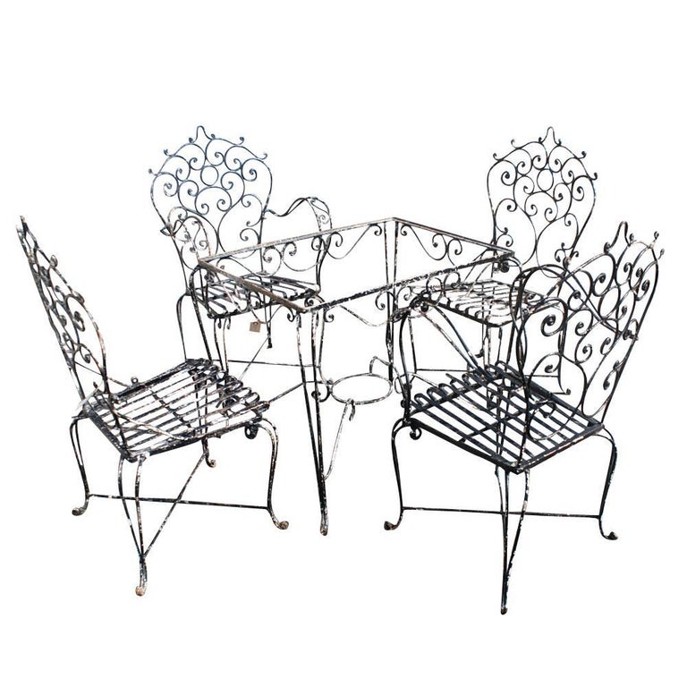 Vintage Patio Outdoor Set at 1stDibs