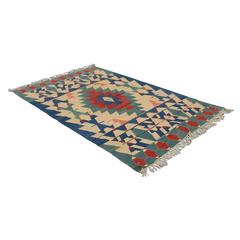 56" x 90" Handwoven Wool Turkish Rug 2