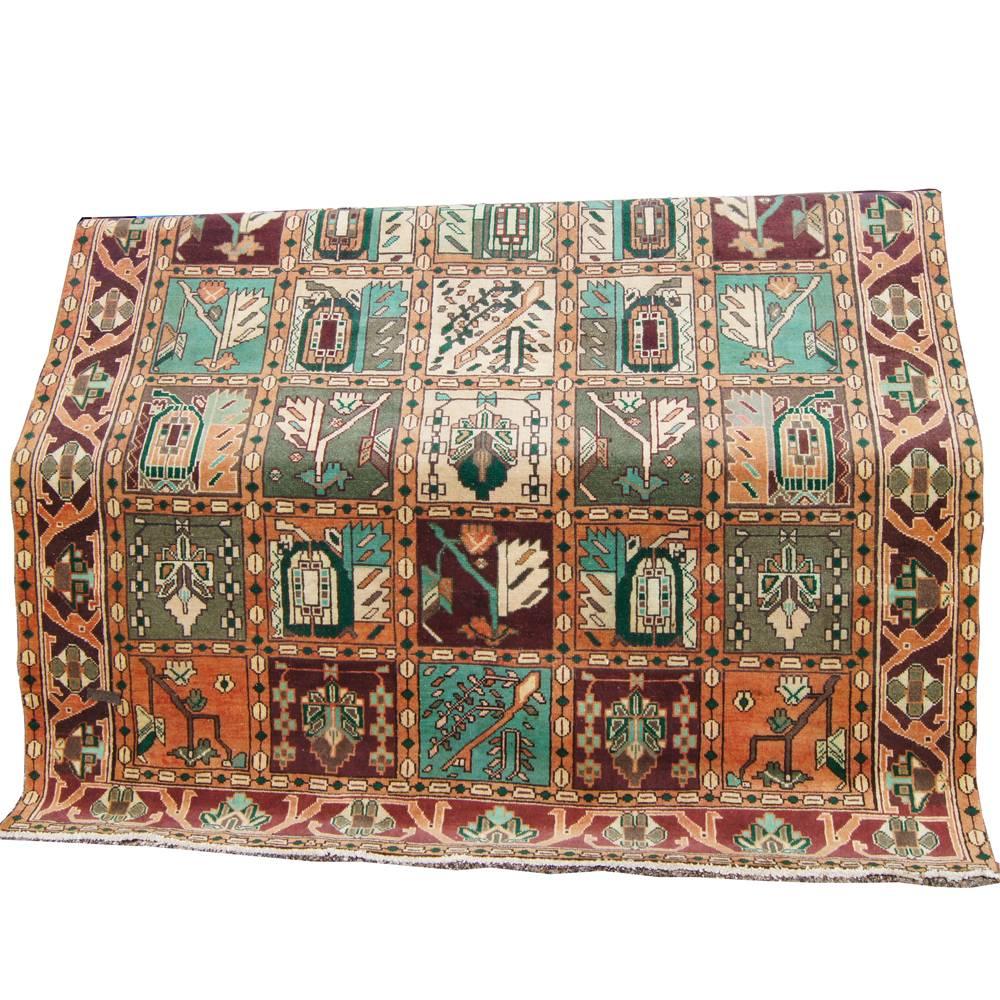 Handgeknüpfter türkischer Bakhtiari-Teppich (Türkisch) im Angebot