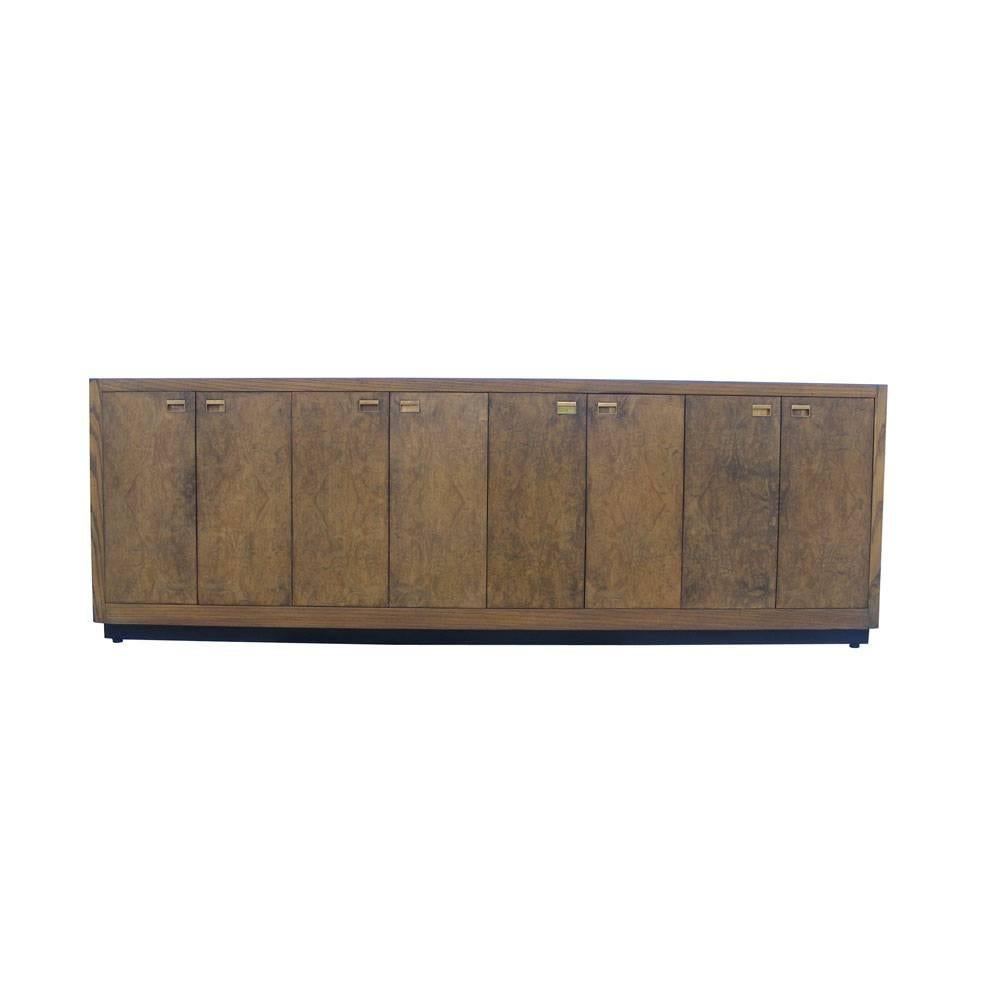 Brochsteins Inc. is a family-owned custom woodworking and manufacturer with 
over 75 years of experience.

7.5FT Birdseye Maple Burl Credenza in Ash Finish

This stunning burl credenza has been stained in an walnut/ash finish with a custom black