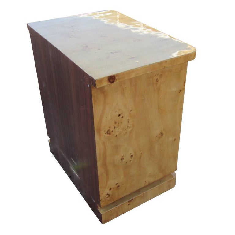 Pair of Maple Deco Nightstands at 1stDibs