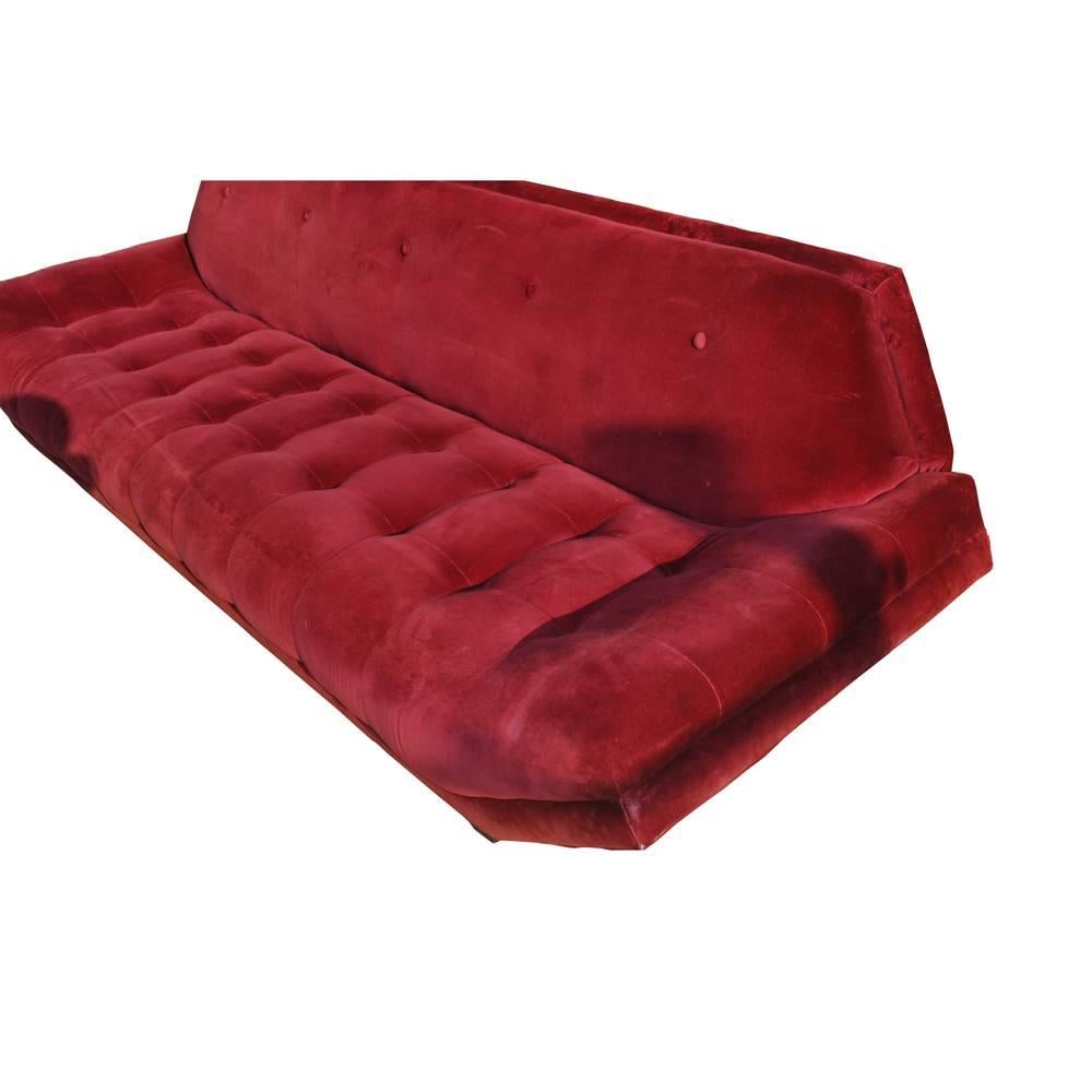 mid century gondola sofa