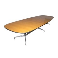 13 ft Vintage Conference Table Designed by Eames for Herman Miller