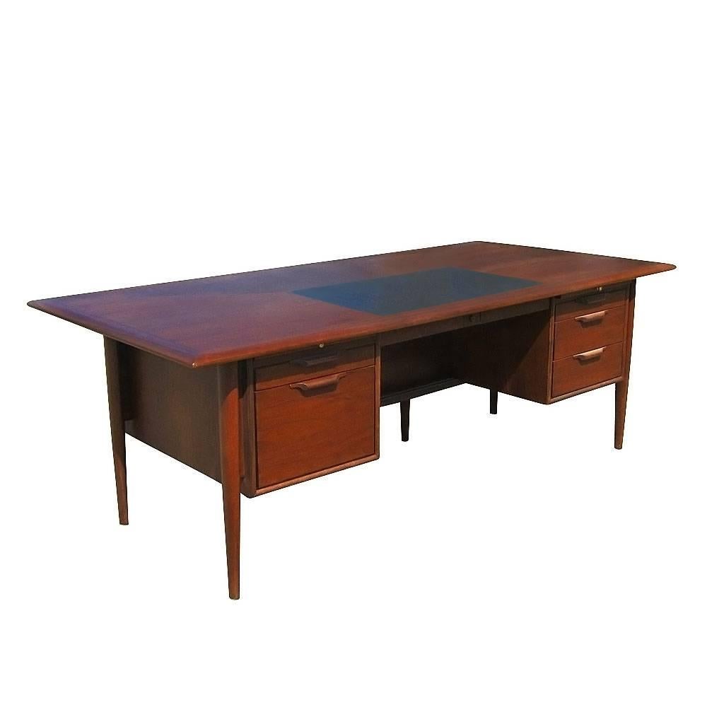 Two-Pedestal Rosewood Desk