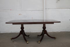 71" Bernhardt Regency Style Pedestal Dining Table