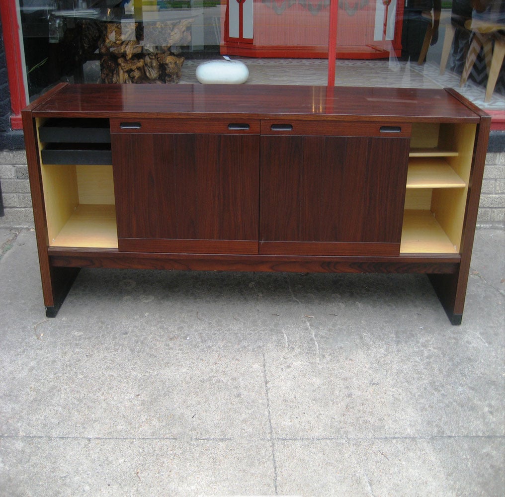 mid century rosewood credenza