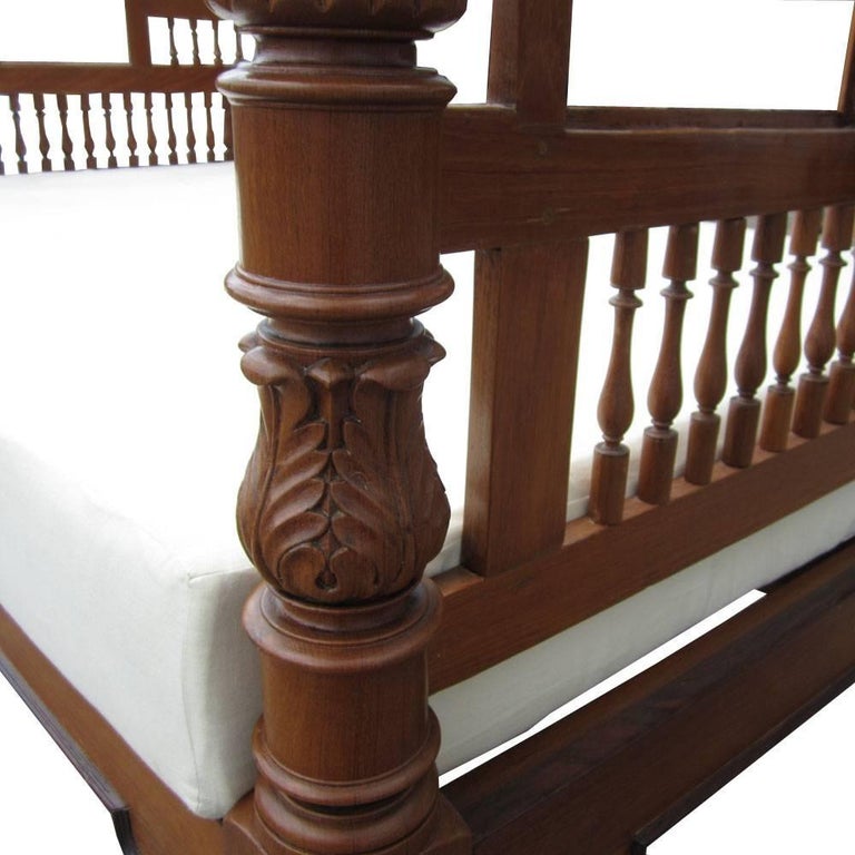 Vintage Indian Bed with Canopy at 1stDibs indian canopy bed, indian