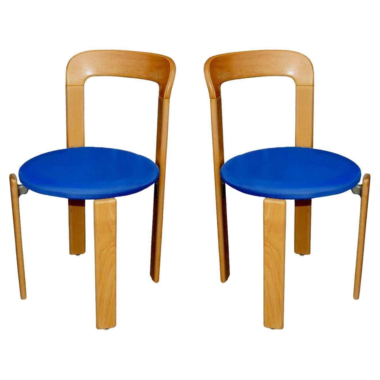 One Bruno Rey for Stendig Stacking Chair For Sale