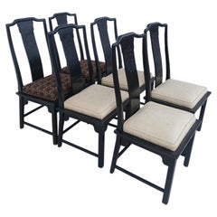 Set of 6 Chin Hua Dining Chairs by Raymond Sabota for Century Furniture