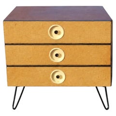 Comodino in stile Mid-Century ispirato a Paul Frankl