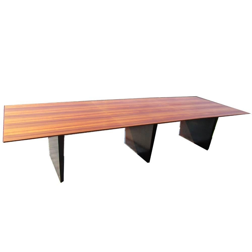 Mid-Century Modern  Wormley Tawi Dining Table for Dunbar. Can be configured into 4 different sizes. For Sale