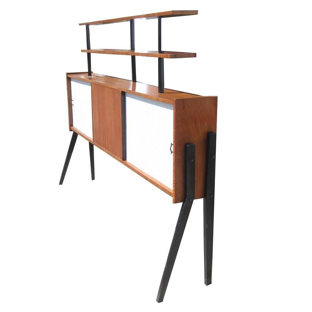 Vintage Midcentury Buffet Wall Unit