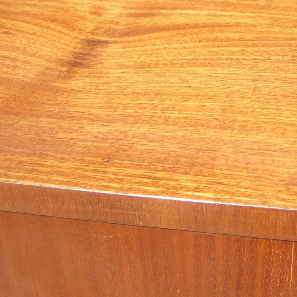 Wood Vintage Midcentury Buffet Wall Unit