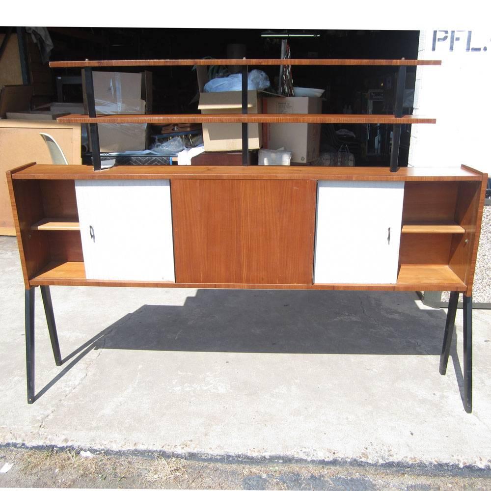 Vintage Midcentury Buffet Wall Unit 2