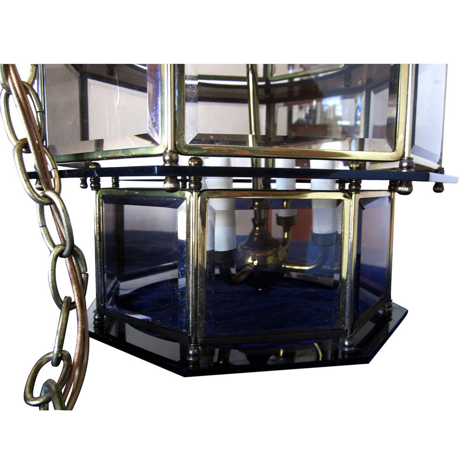 Lucite-Kronleuchter aus Rauchglas, Vintage (Moderne der Mitte des Jahrhunderts) im Angebot