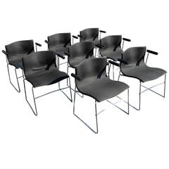 Vintage Set of Six  Handkerchief Armchairs by Vignelli for Knoll