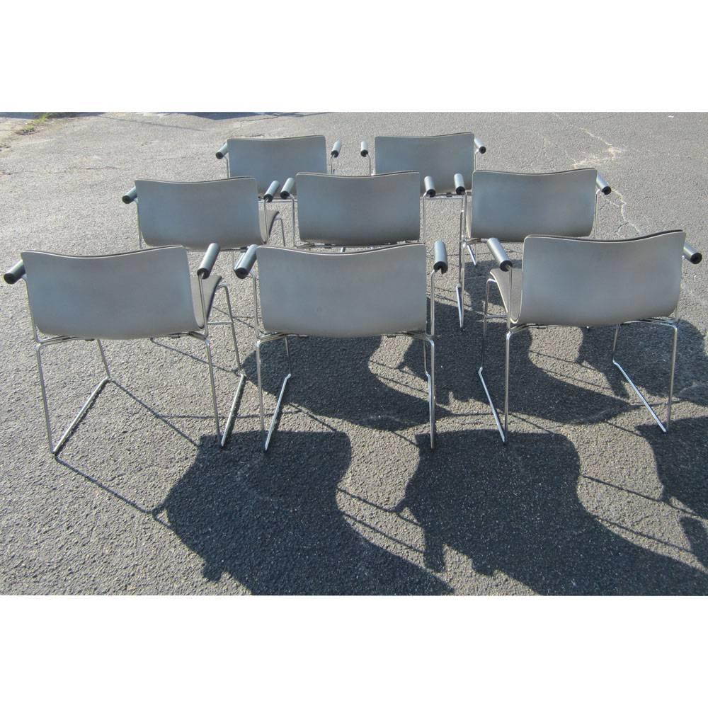 20th Century Vintage Set of Six  Handkerchief Armchairs by Vignelli for Knoll For Sale