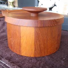 Set of Vintage Jens Quistgaard for Dansk Teak Bowls and Salad Spoons