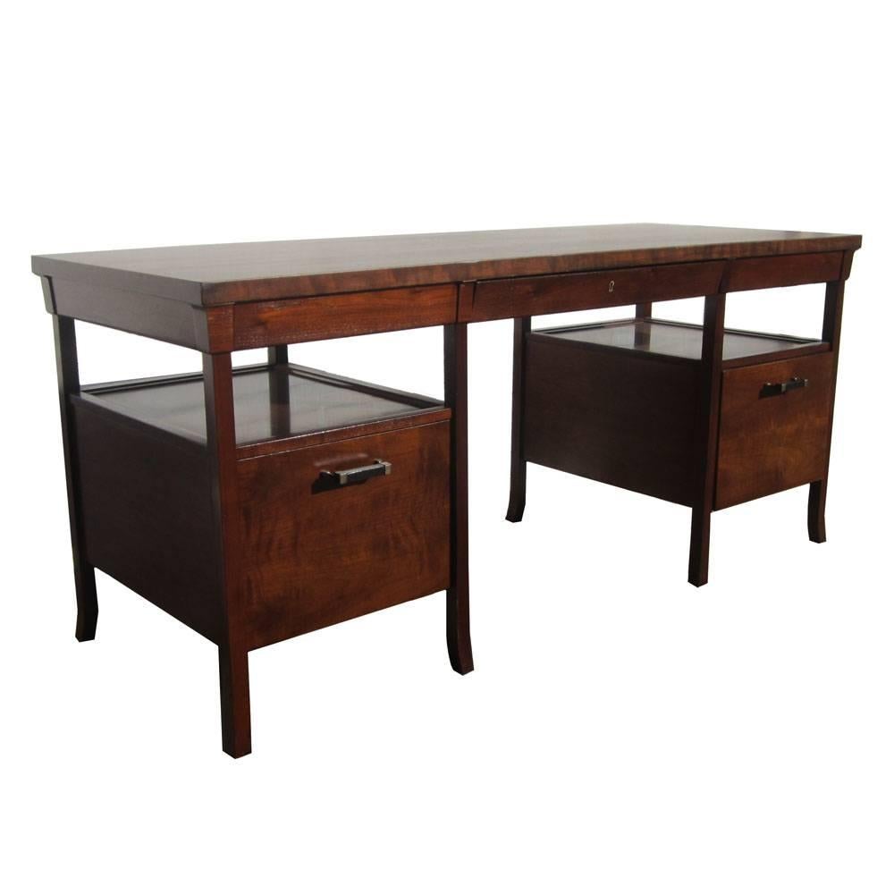 Vintage Baker Bridger Library Desk by Bill Sofield