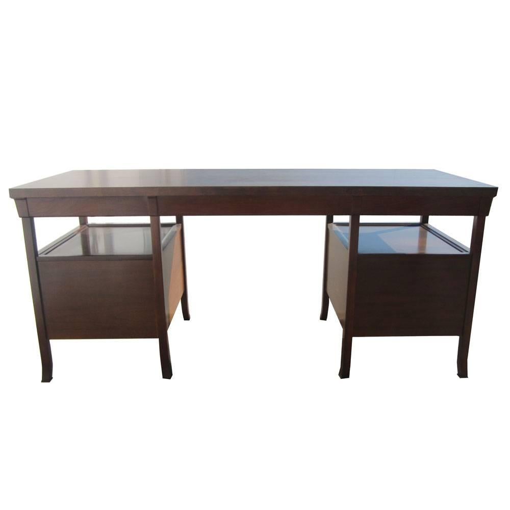 vintage library desk