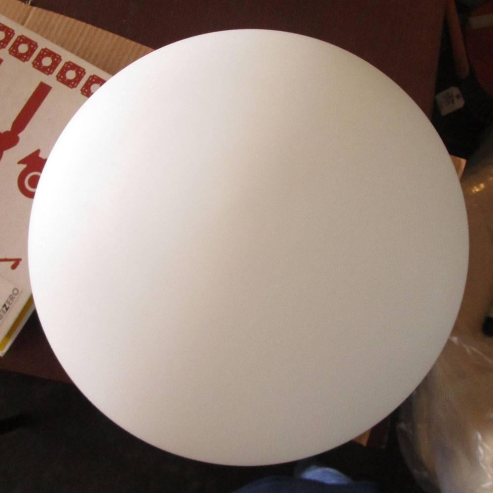 American Vintage Brushed Aluminum Mushroom Lamp by Bill Curry for Laurel