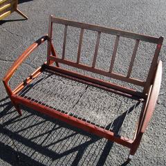 Vintage Rosewood Loveseat or Settee by Kai Kristiansen for Magnus Olesen