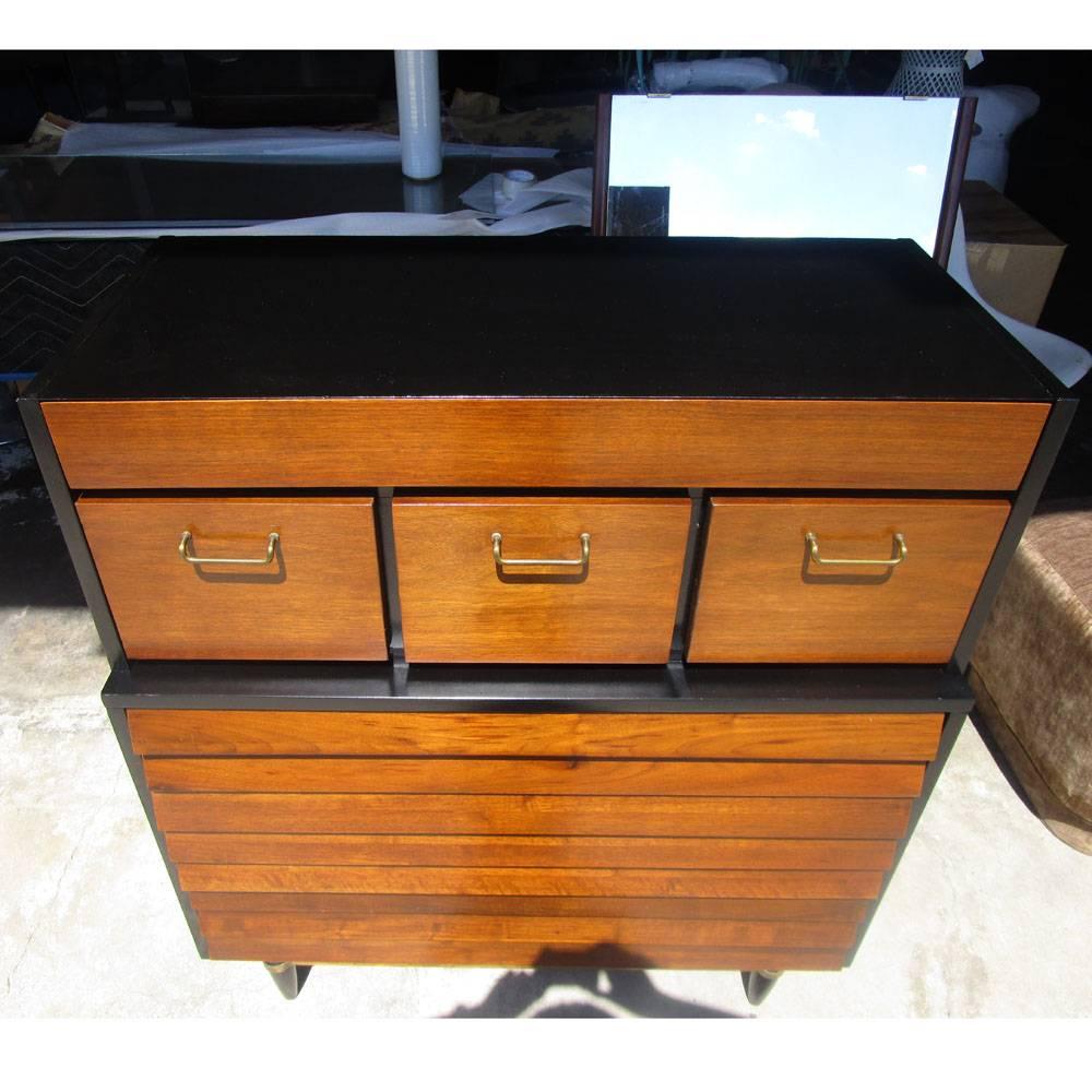 Vintage American of Martinsville Highboy Dresser  1