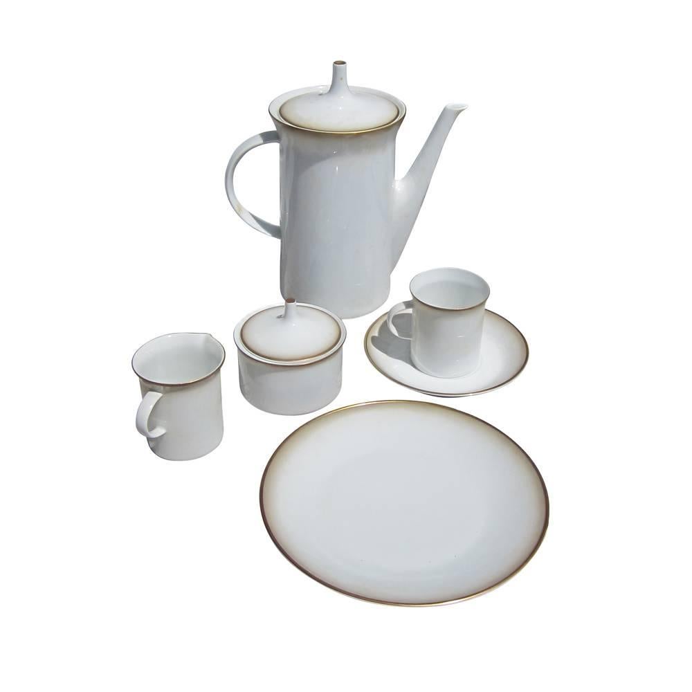 Set da caffè/dessert vintage Kontrollstelle per Rosenthal Germania 54 pezzi