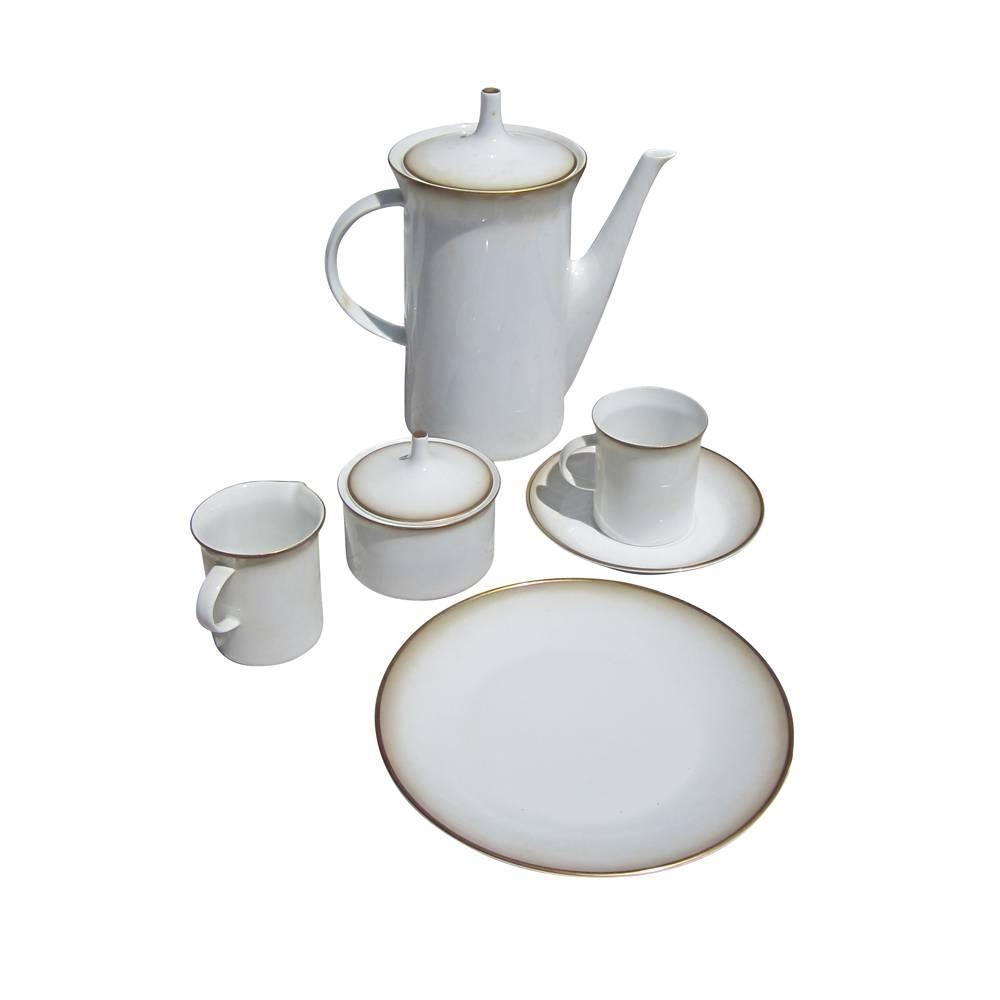 Vintage Kontrollstelle for Rosenthal Germany Coffee / Dessert Set 54 Pieces For Sale