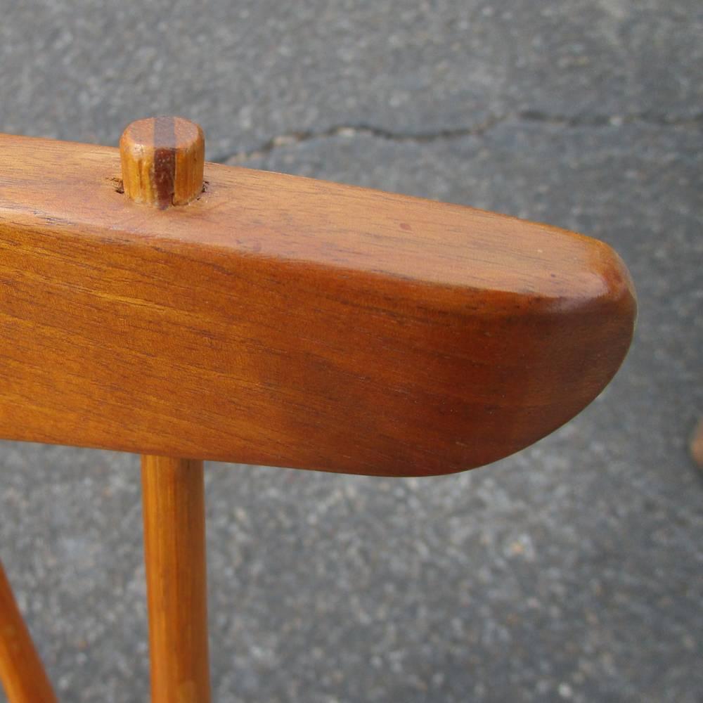 Wood Set of Six George Nakashima Origins Dining Chairs
