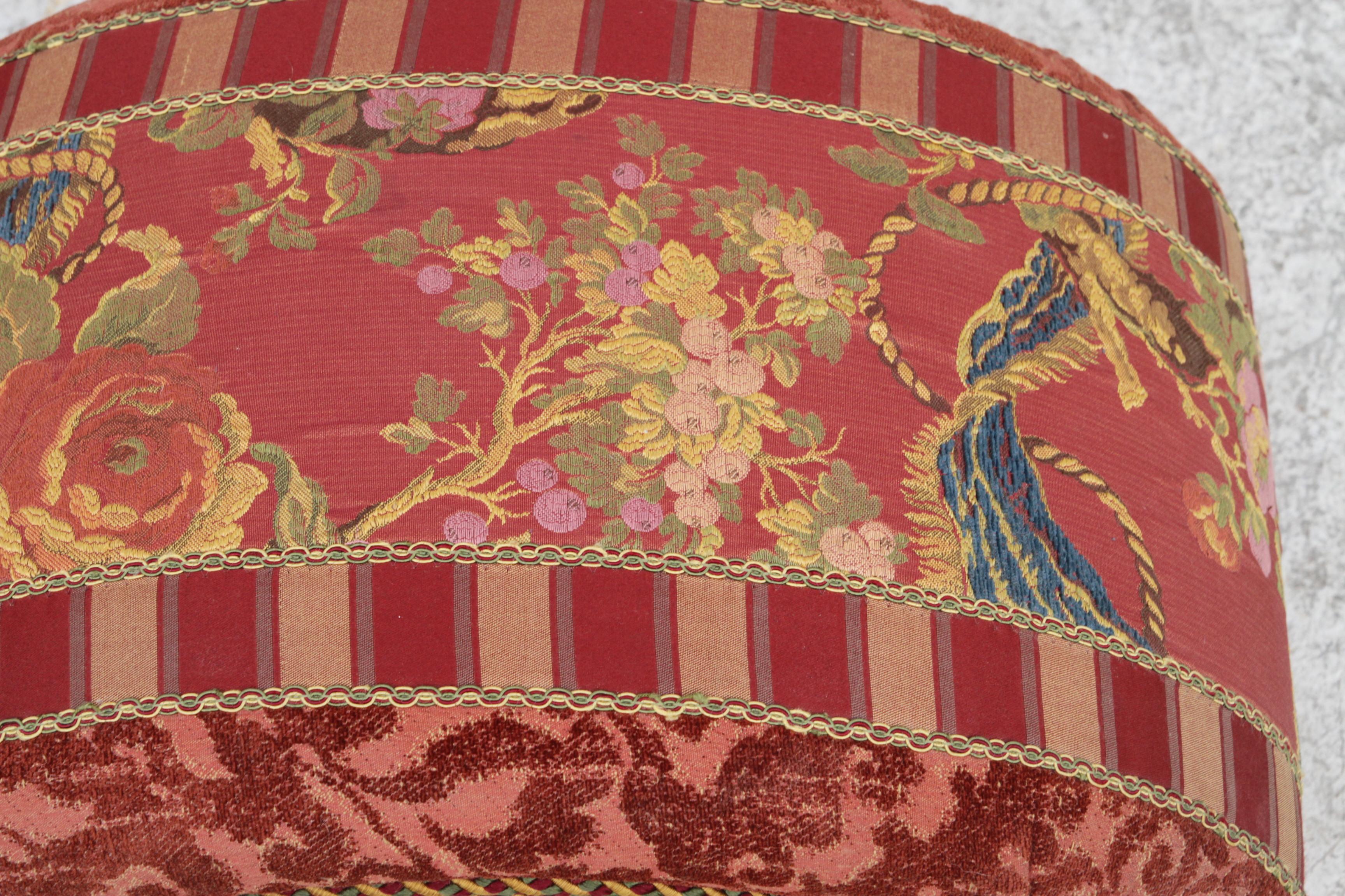1980s Postmodern Scroll shaped Footstool For Sale 1