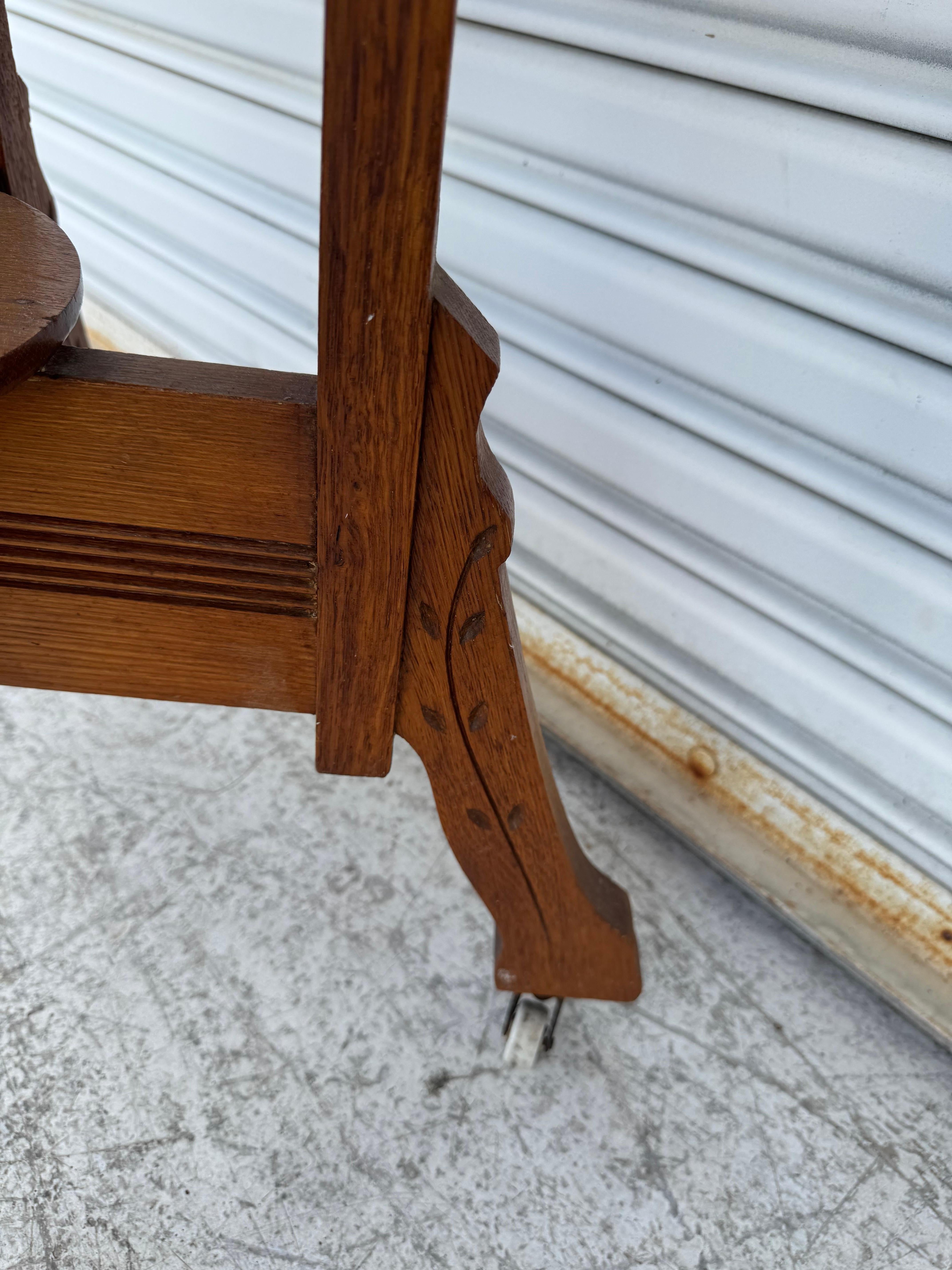 Antique Charles Eastlake Walnut Parlor/Side Table For Sale 3