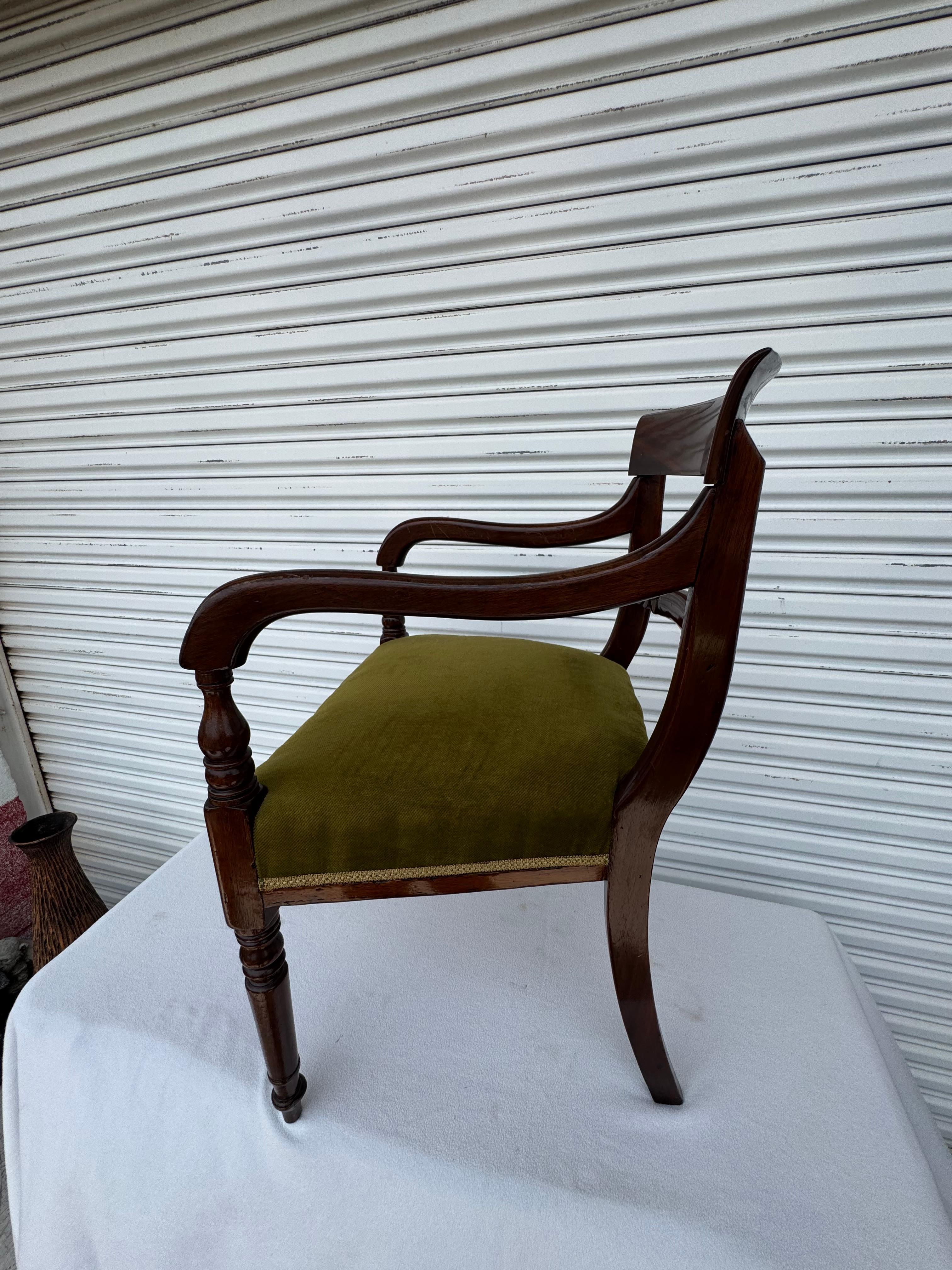 George IV Mahagoni-Sessel im Zustand „Gut“ im Angebot in Pasadena, TX