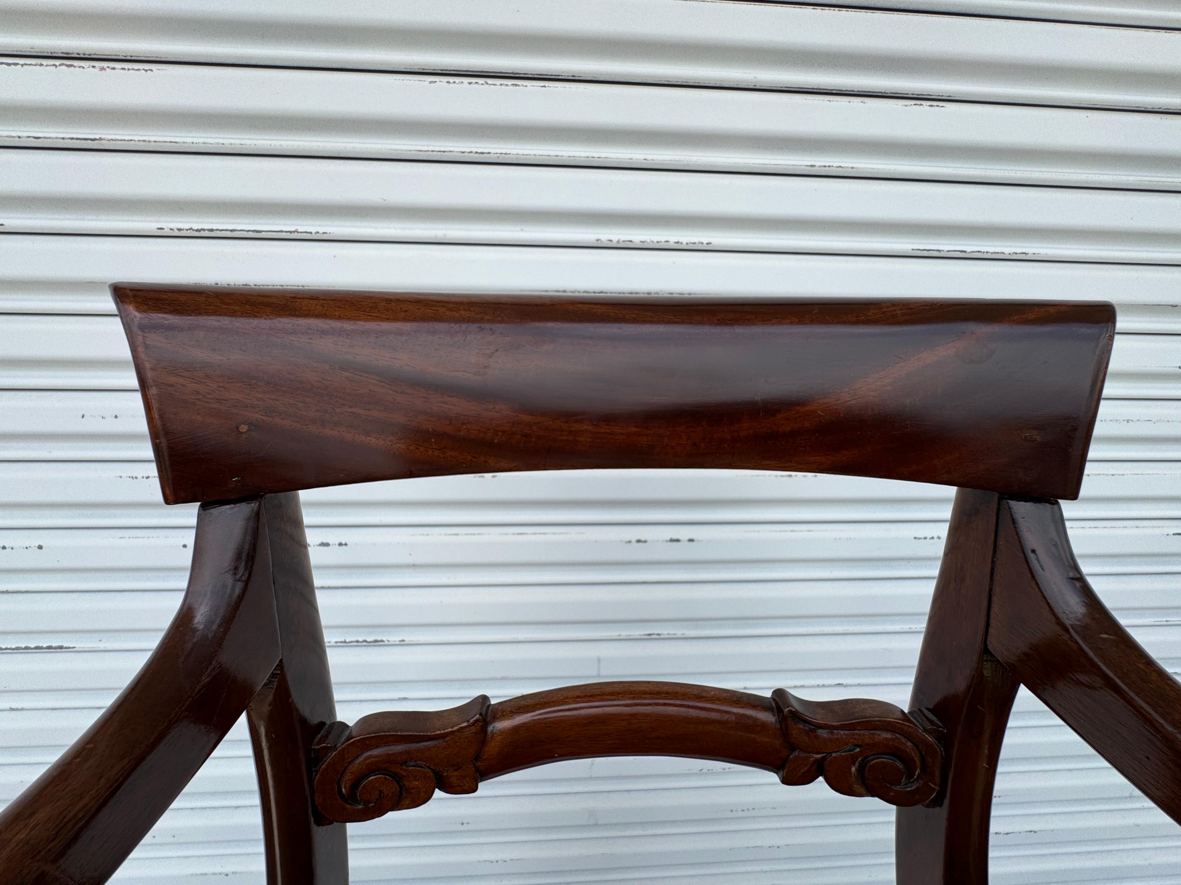 George IV Mahagoni-Sessel im Angebot 3