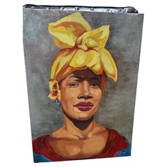 Portrait Painting of West Indies Woman by Lenier