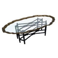 Baker Faux Bamboo Coffee Table