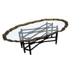 Baker Faux Bamboo Coffee Table 11