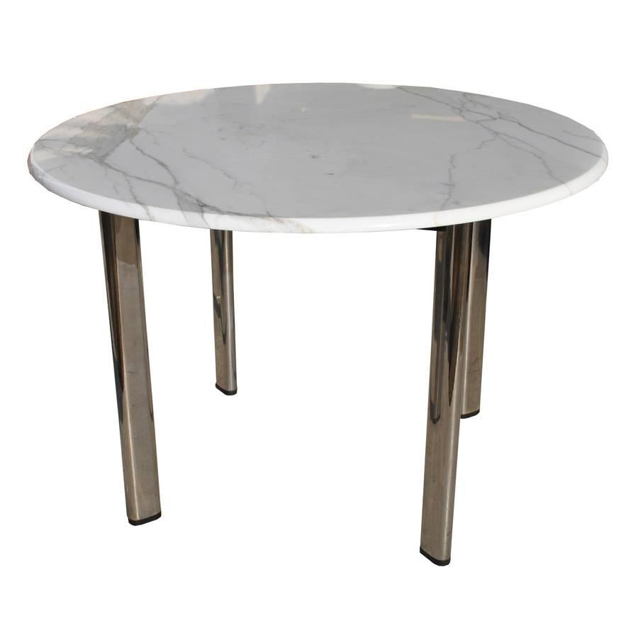 20th Century Joe D'Urso For Knoll Carrara Marble Table