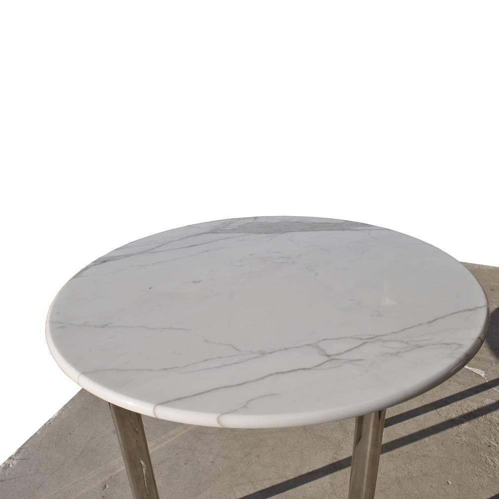 American Joe D'Urso For Knoll Carrara Marble Table