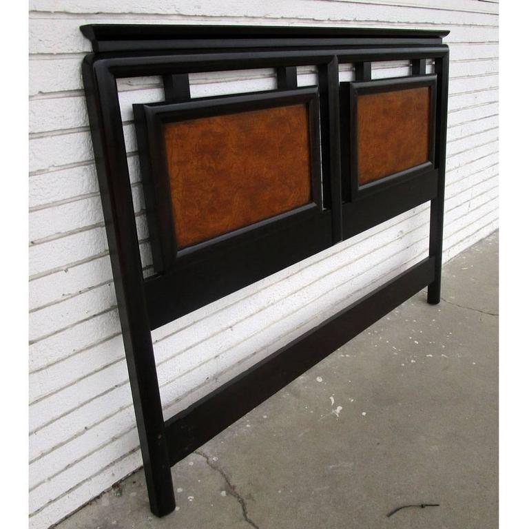 Century Furniture Asian Motif Queen Headboard at 1stdibs