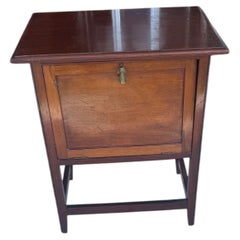 Vintage smoking table w/drop front door
