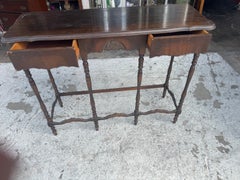 Console impériale en bois sculpté