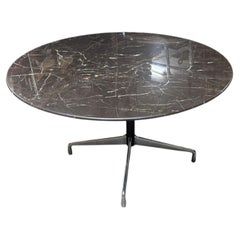52" Round Black Table