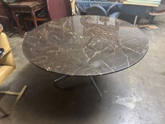 52" Round Black Table