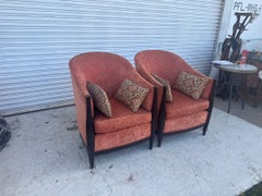 in style Art deco with fluted legs Chairs